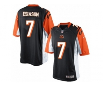 Men's Nike Cincinnati Bengals #7 Boomer Esiason Limited Black Team Color NFL Jersey