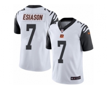 Men's Nike Cincinnati Bengals #7 Boomer Esiason Limited White Rush NFL Jersey