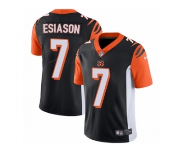 Men's Nike Cincinnati Bengals #7 Boomer Esiason Vapor Untouchable Limited Black Team Color NFL Jersey