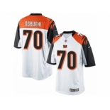 Men's Nike Cincinnati Bengals #70 Cedric Ogbuehi Limited White NFL Jersey