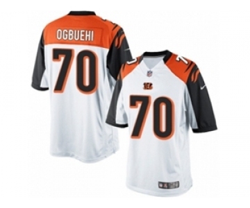 Men's Nike Cincinnati Bengals #70 Cedric Ogbuehi Limited White NFL Jersey