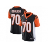 Men's Nike Cincinnati Bengals #70 Cedric Ogbuehi Vapor Untouchable Limited Black Team Color NFL Jersey