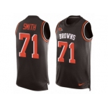 Men's Nike Cincinnati Bengals #71 Andre Smith Limited Black Player Name & Number Tank Top NFL Jersey