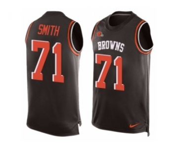 Men's Nike Cincinnati Bengals #71 Andre Smith Limited Black Player Name & Number Tank Top NFL Jersey