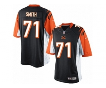 Men's Nike Cincinnati Bengals #71 Andre Smith Limited Black Team Color NFL Jersey