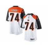 Men's Nike Cincinnati Bengals #74 Jake Fisher Limited White NFL Jersey