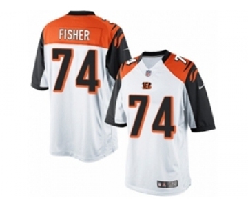 Men's Nike Cincinnati Bengals #74 Jake Fisher Limited White NFL Jersey