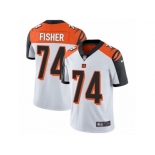 Men's Nike Cincinnati Bengals #74 Jake Fisher Vapor Untouchable Limited White NFL Jersey