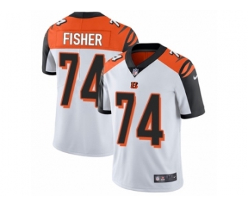 Men's Nike Cincinnati Bengals #74 Jake Fisher Vapor Untouchable Limited White NFL Jersey