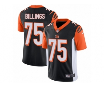 Men's Nike Cincinnati Bengals #75 Andrew Billings Vapor Untouchable Limited Black Team Color NFL Jersey