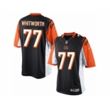 Men's Nike Cincinnati Bengals #77 Andrew Whitworth Limited Black Team Color NFL Jersey