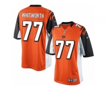 Men's Nike Cincinnati Bengals #77 Andrew Whitworth Limited Orange Alternate NFL Jersey