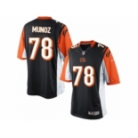 Men's Nike Cincinnati Bengals #78 Anthony Munoz Limited Black Team Color NFL Jersey