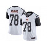 Men's Nike Cincinnati Bengals #78 Anthony Munoz Limited White Rush NFL Jersey