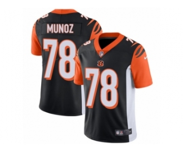 Men's Nike Cincinnati Bengals #78 Anthony Munoz Vapor Untouchable Limited Black Team Color NFL Jersey