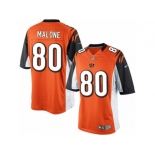 Men's Nike Cincinnati Bengals #80 Josh Malone Limited Orange Alternate NFL Jersey