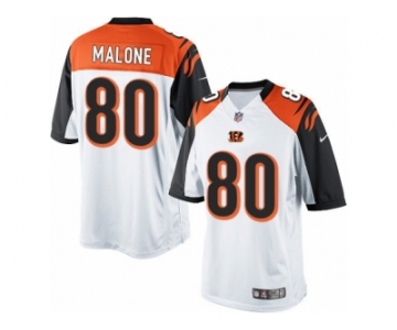 Men's Nike Cincinnati Bengals #80 Josh Malone Limited White NFL Jersey