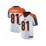 Men's Nike Cincinnati Bengals #81 Tyler Kroft Vapor Untouchable Limited White NFL Jersey