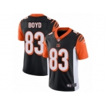 Men's Nike Cincinnati Bengals #83 Tyler Boyd Vapor Untouchable Limited Black Team Color NFL Jersey