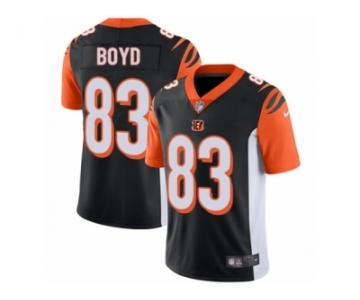 Men's Nike Cincinnati Bengals #83 Tyler Boyd Vapor Untouchable Limited Black Team Color NFL Jersey