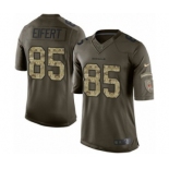 Men's Nike Cincinnati Bengals #85 Tyler Eifert Limited Green Salute to Service NFL Jersey