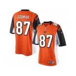 Men's Nike Cincinnati Bengals #87 C.J. Uzomah Limited Orange Alternate NFL Jersey