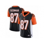 Men's Nike Cincinnati Bengals #87 C.J. Uzomah Vapor Untouchable Limited Black Team Color NFL Jersey