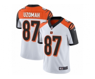 Men's Nike Cincinnati Bengals #87 C.J. Uzomah Vapor Untouchable Limited White NFL Jersey