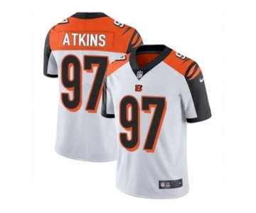 Men's Nike Cincinnati Bengals #97 Geno Atkins Vapor Untouchable Limited White NFL Jersey