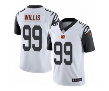 Men's Nike Cincinnati Bengals #99 Jordan Willis Limited White Rush NFL Jersey