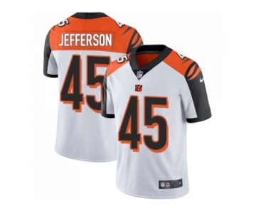 Nike Cincinnati Bengals #45 Malik Jefferson White Men Stitched NFL Vapor Untouchable Limited Jersey