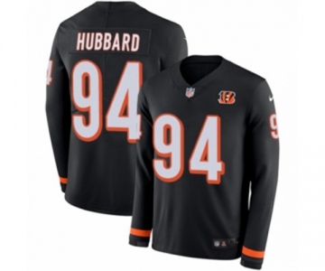 Nike Cincinnati Bengals #94 Sam Hubbard Limited Black Therma Long Sleeve NFL Jersey