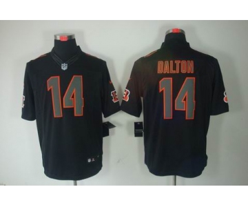 nike nfl jerseys cincinnati bengals #14 dalton black[nike limited]