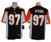 nike nfl jerseys cincinnati bengals #97 atkins black[nike limited]