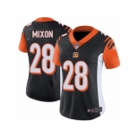 Women's Nike Cincinnati Bengals #28 Joe Mixon Vapor Untouchable Limited Black Team Color NFL Jersey