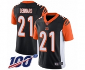 Youth Cincinnati Bengals #21 Darqueze Dennard Black Team Color Vapor Untouchable Limited Player 100th Season Football Jersey