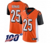 Youth Cincinnati Bengals #25 Giovani Bernard Orange Alternate Vapor Untouchable Limited Player 100th Season Football Jersey