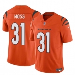 Youth Cincinnati Bengals #31 Zack Moss Orange 2024 F.U.S.E. Vapor Untouchable Limited Stitched Jersey