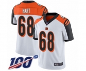 Youth Cincinnati Bengals #68 Bobby Hart White Vapor Untouchable Limited Player 100th Season Football Jersey