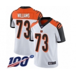 Youth Cincinnati Bengals #73 Jonah Williams White Vapor Untouchable Limited Player 100th Season Football Jersey