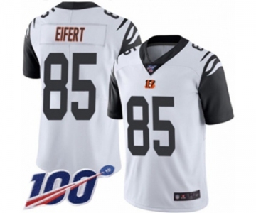 Youth Cincinnati Bengals #85 Tyler Eifert Limited White Rush Vapor Untouchable 100th Season Football Jersey