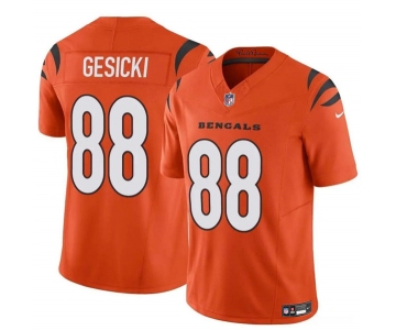 Youth Cincinnati Bengals #88 Mike Gesicki Orange 2024 F.U.S.E. Vapor Untouchable Limited Stitched Jersey