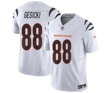 Youth Cincinnati Bengals #88 Mike Gesicki White 2024 F.U.S.E. Vapor Untouchable Limited Stitched Jersey