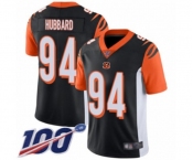 Youth Cincinnati Bengals #94 Sam Hubbard Black Team Color Vapor Untouchable Limited Player 100th Season Football Jersey