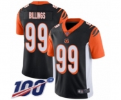 Youth Cincinnati Bengals #99 Andrew Billings Black Team Color Vapor Untouchable Limited Player 100th Season Football Jersey