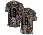 Youth Nike Cincinnati Bengals #18 A.J. Green Limited Camo Rush Realtree NFL Jersey