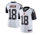 Youth Nike Cincinnati Bengals #18 A.J. Green Limited White Rush NFL Jersey