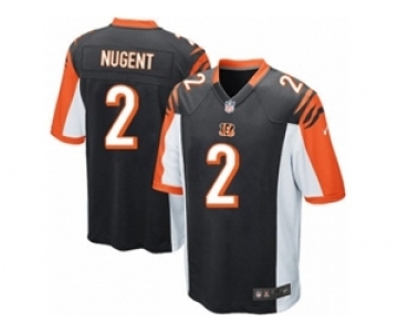 Youth Nike Cincinnati Bengals #2 Mike Nugent Black Team Color NFL Jersey