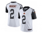 Youth Nike Cincinnati Bengals #2 Mike Nugent Limited White Rush NFL Jersey