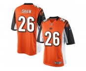 Youth Nike Cincinnati Bengals #26 Josh Shaw Limited Orange Alternate NFL Jersey